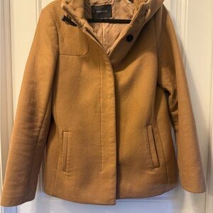 Babaton Tan Pea Coat